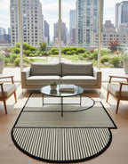 The Zebra’s Blueprint Irregular Rugs