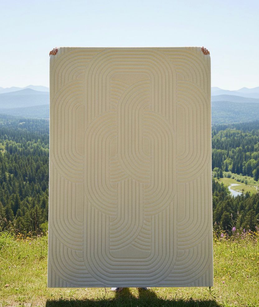 Monochrome Maze Handtufted Rugs