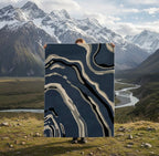 Cobalt Currents Handtufted Rugs