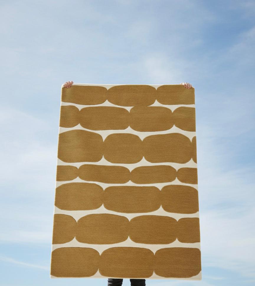 Mustard Mosaic Handtufted Rugs