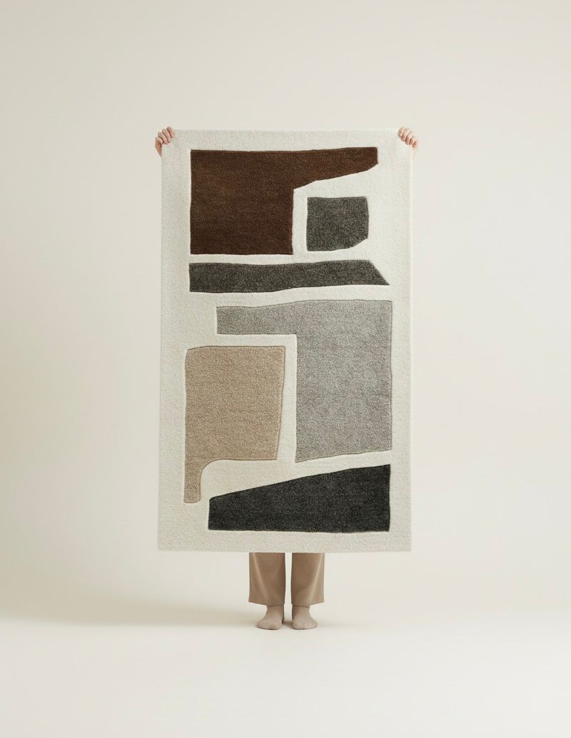 Abstract Mosaic Handtufted Rugs