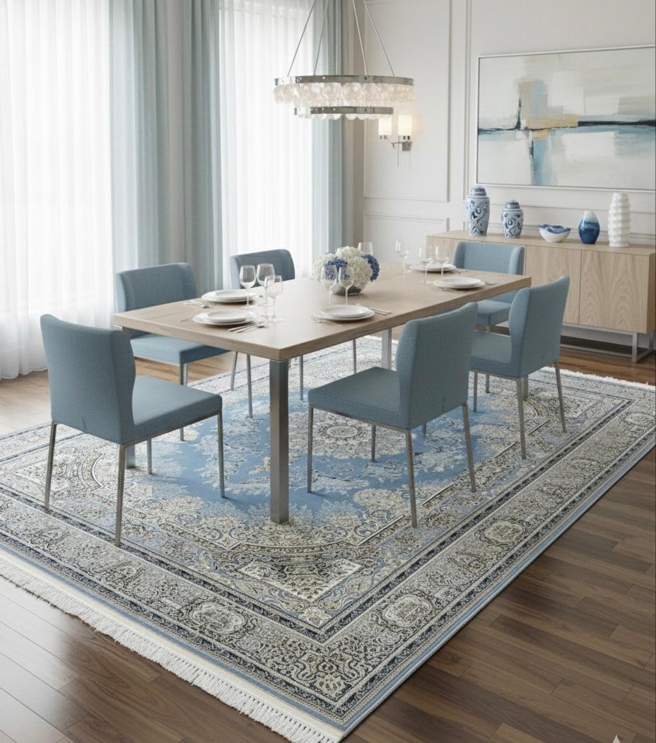 Blue Safavid Irani rugs