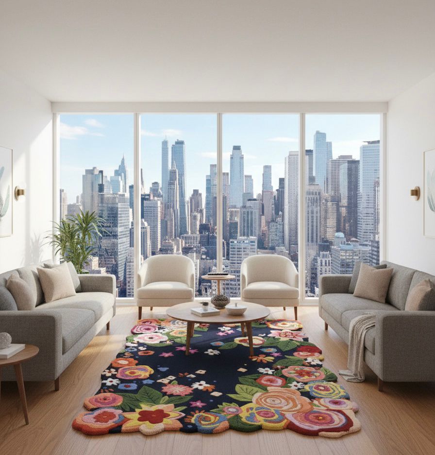 The Confetti Garden Irregular Rugs