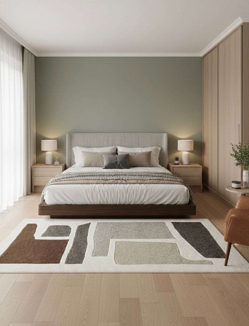 Abstract Mosaic Handtufted Rugs