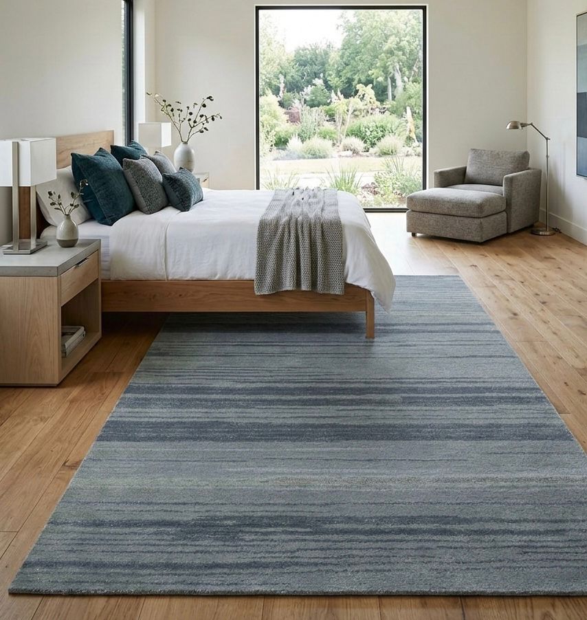 Oceanic Horizon Abstract Handtufted Rugs