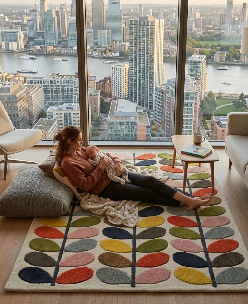 The Mod Leaf Handtufted Rugs